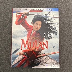 Never been opened Disney movies, Mulan live version